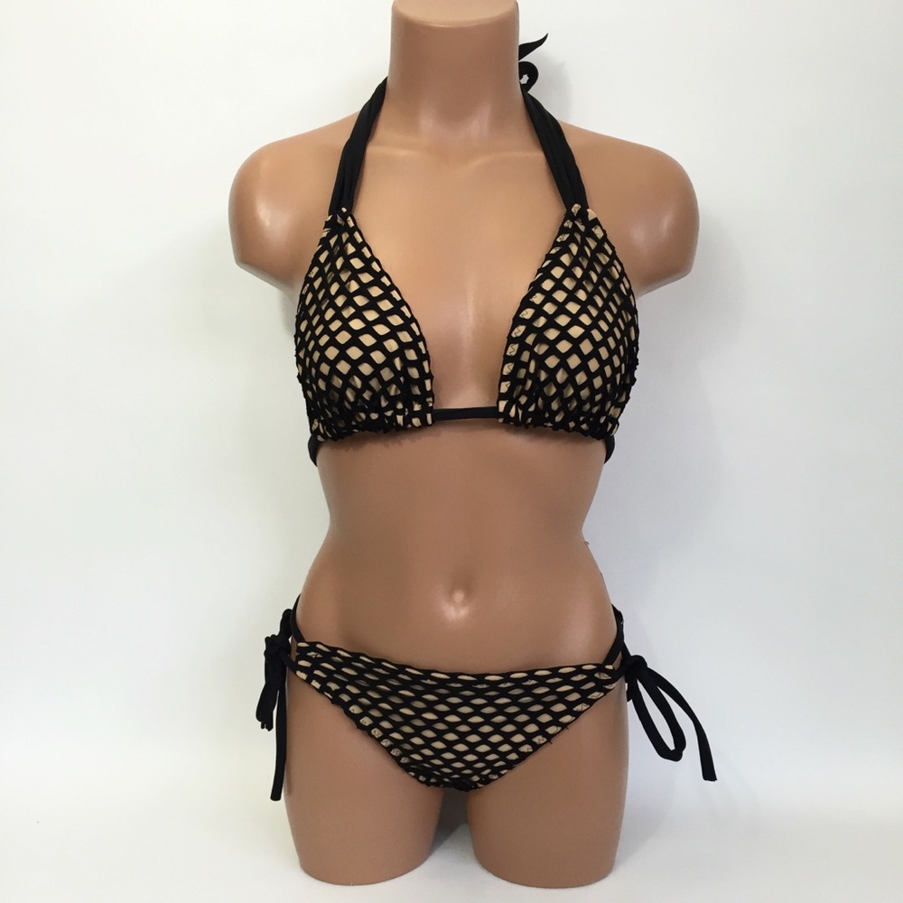 Mesh String Bikinj - image 1